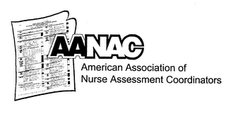 AANAC AMERICAN ASSOCIATION OF NURSE ASSESSMENT COORDINATORS logo