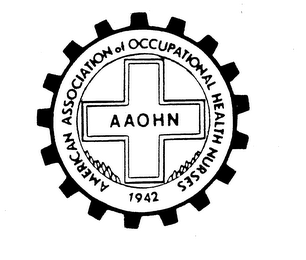 AAOHN AMERICAN ASSOCIATION OF OCCUPATIONAL HEALTH NURSES 1942 logo