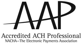 AAP ACCREDITED ACH PROFESSIONAL NACHA - THE ELECTRONIC PAYMENTS ASSOCIATION logo