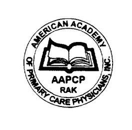 AAPCP RAK AMERICAN ACADEMY OF PRIMARY CARE PHYSICIANS, INC. logo