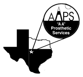 AAPS "AA" PROSTHETIC SERVICES logo