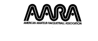 AARA-AMERICAN AMATEUR RACQUETBALL ASSOCIATION logo