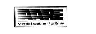 AARE ACCREDITED AUCTIONEER REAL ESTATE logo