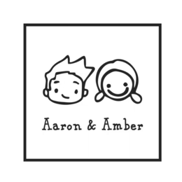 AARON & AMBER logo
