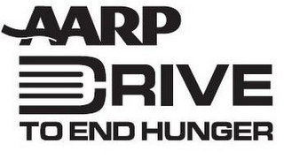AARP DRIVE TO END HUNGER logo