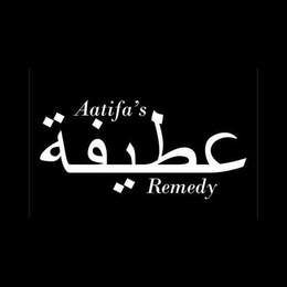 AATIFA'S REMEDY logo