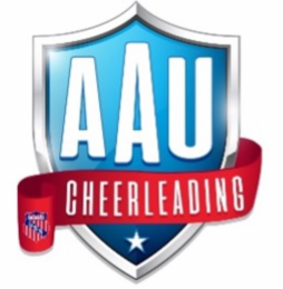 AAU CHEERLEADING AAU USA logo