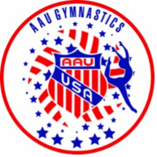 AAU GYMNASTICS AAU USA logo