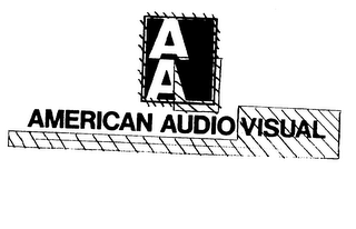 AAV AMERICAN AUDIO VISUAL logo