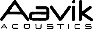 AAVIK ACOUSTICS logo
