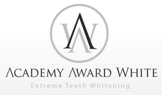 AAW ACADEMY AWARD WHITE EXTREME TEETH WHITENING logo
