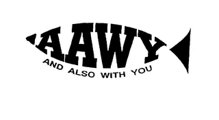 AAWY AND ALSO WITH YOU logo