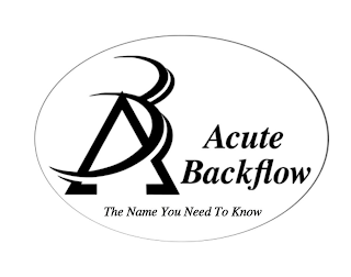 AB ACUTE BACKFLOW THE NAME YOU NEED TO KNOW logo