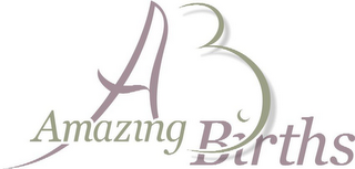 AB AMAZING BIRTHS logo