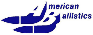 AB AMERICAN BALLISTICS logo