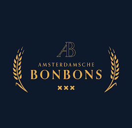 AB AMSTERDAMSCHE BONBONS XXX logo