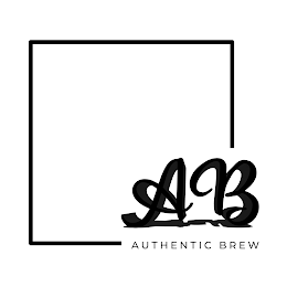 AB AUTHENTIC BREW logo