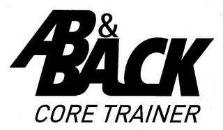 AB & BACK CORE TRAINER logo
