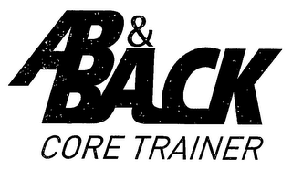 AB & BACK CORE TRAINER logo