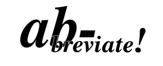 AB-BREVIATE! logo