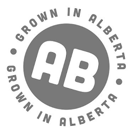 AB · GROWN IN ALBERTA · GROWN IN ALBERTA logo