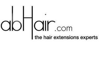 AB HAIR.COM THE HAIR EXTENSIONS EXPERTS logo