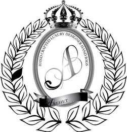 AB HAND CRAFTED LUXURY DESIGNER HAND BAGS ABREHET logo