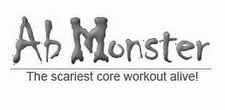AB MONSTER THE SCARIEST CORE WORKOUT ALIVE logo