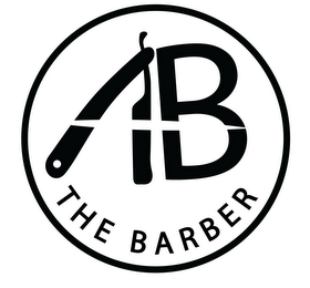 AB THE BARBER logo