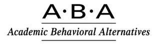 A·B·A ACADEMIC BEHAVIORAL ALTERNATIVES logo