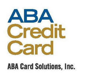 ABA CREDIT CARD ABA CARD SOLUTIONS, INC. logo