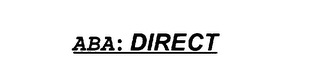 ABA: DIRECT logo