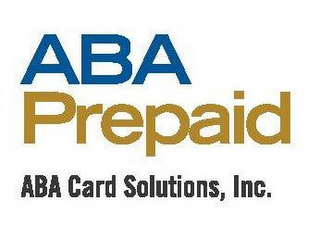 ABA PREPAID ABA CARD SOLUTIONS, INC. logo