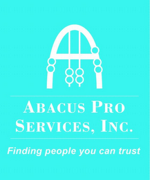 ABACUS PRO SERVICES, INC. FINDING PEOPLE YOU CAN TRUST logo