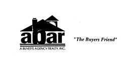 ABAR A BUYER'S AGENCY REALTY, INC. "THE BUYERS FRIEND" logo