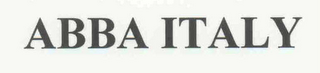 ABBA ITALY logo