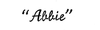 "ABBIE." logo
