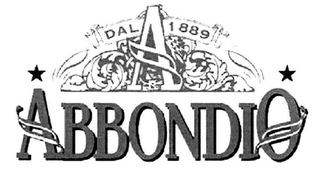 ABBONDIO DAL 1889 logo