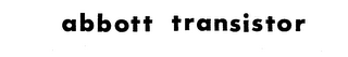 ABBOTT TRANSISTOR logo