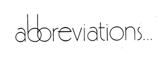 ABBREVIATIONS... logo