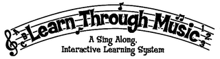 ABC 123 LEARN THROUGH MUSIC A SING ALONG, INTERACTIVE LEARNING SYSTEM logo