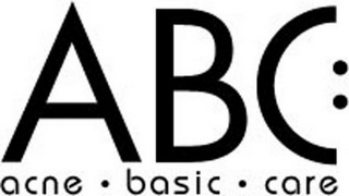 ABC: ACNE · BASIC · CARE logo