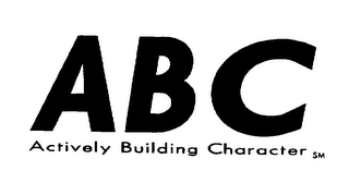 ABC ACTIVELY BUILDING CHARACTER logo