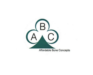 ABC AFFORDABLE BONE CONCEPTS logo