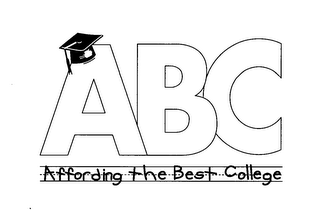 ABC AFFORDING THE BEST COLLEGE logo