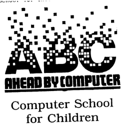 ABC AHEAD BY COMPUTER COMPUTER SCHOOL FOR CHILDREN logo