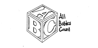 ABC ALL BABIES COUNT logo
