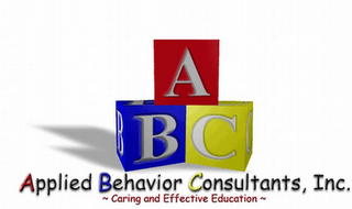 ABC APPLIED BEHAVIOR CONSULTANTS, INC. ~ CARING AND EFFECTIVE EDUCATION ~ logo