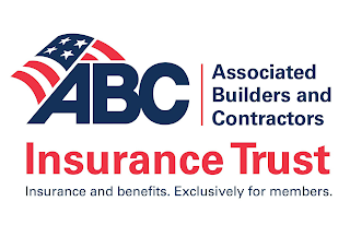 ABC ASSOCIATED BUILDERS AND CONTRACTORS INSURANCE TRUST INSURANCE AND BENEFITS. EXCLUSIVELY FOR MEMBERS. logo