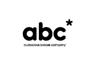 ABC* AUDACIOUS BRACES COMPANY logo